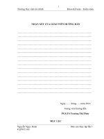 báo cáo thực tập tốt nghiệp lần 1 tại công ty TNHH đinh hương 