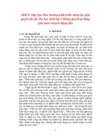 SKKN: Dạy học theo hướng phát triển năng lực giải quyết vấn đề cho học sinh lớp 5 thông qua hoạt động giải toán chuyển động đều