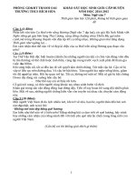 BỘ đề đáp án HSG văn 7 