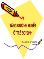 TĂNG ĐƯỜNG HUYẾT SƠ SINH, BV NHI ĐỒNG 1