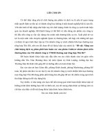 Nâng cao chất lượng dịch vụ phân phối bán buôn các sản phẩm Unilever nhằm phát triển thương hiệu của Chi nhánh công ty TNHH thương mại tổng hợp Thủ Đô