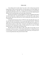 Phát triển chính sách xúc tiến cho thương hiệu Gogi house tại thị trường Hà Nội của công ty Cổ Phần thương mại dịch vụ Cổng Vàng