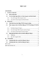 Vấn đề an toàn vệ sinh lao động tại Công ty cổ phần xây dựng số 1 Hà Nội