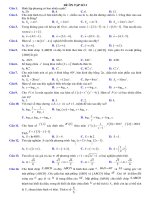 ĐỀ ÔN TẬP SỐ 3