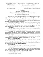 KẾ HOẠCH THAM GIA CUỘC THI TRỰC TUYẾN BOM mìn 2020