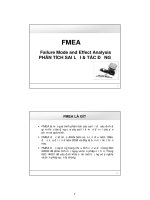 giáo trình FMEA phân tích sai lỗi và tác động IATF tiêu chuẩn