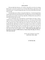 Hoàn thiện hoạt động nghiên cứu thị trường của Công ty TNHH Du lịch và Truyền thông Giải pháp cho Giới trẻ  PYS Travel, Hà Nội