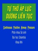 THỞ ÁP LỰC DƯƠNG LIÊN TỤC , CPAP Ở TRẺ EM, BV NHI ĐỒNG 1