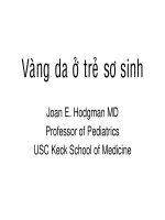 vàng da ở trẻ sơ sinh, BV NHI ĐỒNG 1