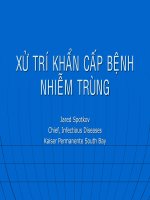 XỬ TRÍ CẤP CỨU BỆNH NHIỄM TRÙNG SƠ SINH, BV NHI ĐỒNG 1