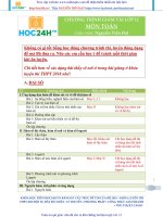 giảm tải trong chương trình thi đại học