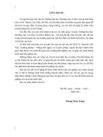 Hoàn thiện marketing  mix nhằm phát triển thị trường của nhà hàng Chả cá Hà Thành, công ty TNHH Thương mại và Dịch vụ Phú Vĩnh Thành, Hà Nội