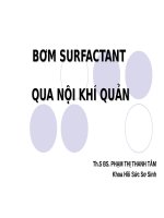 BƠM surfactant, BV NHI ĐỒNG 1
