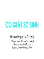 CO GIẬT Ở TRẺ SƠ SINH, BV NHI ĐỒNG 1