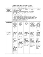 TUAN 20  GIÁO án lớp bé, mầm NON mơi NHẤT 