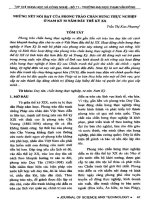 PHONG TRAO CHAN HUNG THUC NGHIEP NAM KY 30 NAM DAU THE KY XX