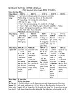 TUAN 23  GIÁO án lớp bé, mầm NON mơi NHẤT 