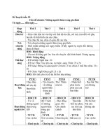 TUAN 10  GIÁO án lớp bé, mầm NON mơi NHẤT 