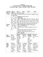 TUAN 26  GIÁO án lớp bé, mầm NON mơi NHẤT 