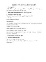 Một số kinh nghiệm vận dụng mô hình trường Tiểu học mới vào giảngdạy để nâng cao chất lượng môn Tin học