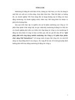 giải pháp phát triển ứng dụng mobile marketing cho Công ty Cổ phần thực phẩm chức năng Việt Vietmedicare