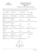 Đề minh họa 2020 số 4