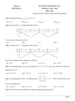 Đề minh họa 2020 số 35