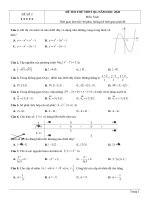 đề thi THPT QG 2020   môn toán học   đề 3   có lời giải chi tiết