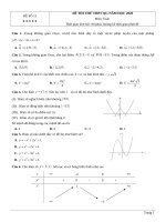đề thi THPT QG 2020   môn toán học   đề 13   có lời giải chi tiết