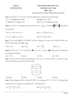 Đề minh họa 2020 số 38
