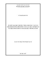 Tổ Chức Dạy Học Chương Sóng Ánh Sáng Vật Lý 12 Theo Định Hướng Bồi Dưỡng Năng Lực Học