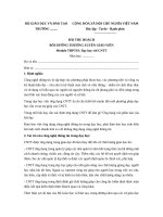 BÀI THU HOẠCH BDTX MODUL  THPT 18, 19 dạy học với CNTT 