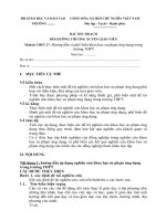 BÀI THU HOẠCH BDTX module THPT 27, 26  hướng dẫn và phổ biến khoa học sư phạm ứng dụng trong trường THPT 