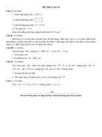 ĐỀ THI vào 10 CAO BẰNG 2014 2015 CHƯA đáp án 