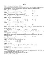 60 đề THI và đáp án THI học kỳ i TOÁN 7 