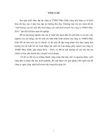 Ảnh hưởng của lãi suất đến hoạt động sản xuất kinh doanh của công ty TNHH Phúc Kiến