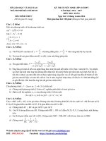 82  đề thi chính thức vào 10 môn toán sở GD   đt TP HCM 2016   2017 (có lời giải chi tiết) 