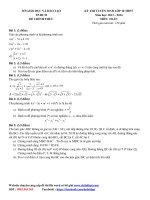 81  đề thi chính thức vào 10 môn toán sở GD   đt TP HCM 2013   2014 (có lời giải chi tiết) 