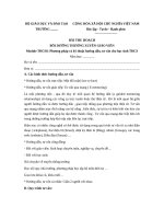 BÀI THU HOẠCH BDTX module THCS 8, 9 hướng dẫn, tư vấn đồng nghiệp trong phát triển nghề nghiệp 