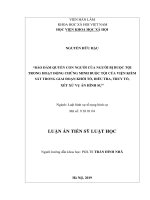 BẢO ĐẢM QUYỀN CON NGƯỜI CỦA NGƯỜI BỊ BUỘC TỘI TRONG HOẠT ĐỘNG CHỨNG MINH BUỘC TỘI CỦA VIỆN KIỂM SÁT TRONG GIAI ĐOẠN KHỞI TỐ, ĐIỀU TRA, TRUY TỐ, XÉT XỬ VỤ ÁN HÌNH SỰ