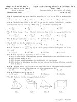 BỘ 6 ĐỀ THI THPT QUỐC GIA MÔN TOÁN 2020 CÓ ĐÁP ÁN CHI TIẾT