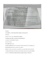 Gợi ý giải  đề thi giữa kì 2 môn toán 9