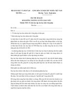 Module TH 5, 6 kế hoạch dạy học ở lớp ghép 