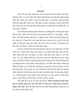 Tiểu luận môn Đảng lãnh đạo Cao học xây dựng Đảng