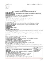 Giáo án môn Sinh học 7 phát triển năng lực