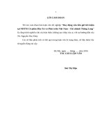 Huy động vốn tiền gửi tiết kiệm tại NHTM Cổ phần Đầu Tư và Phát triển Việt Nam  Chi nhánh Thăng Long