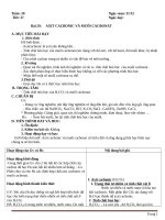 Giáo án môn Hóa học 9 kì 2 phát triển năng lực