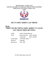 Đồ án PLC  Điều khiển và giám sát trạm trộn bê tông