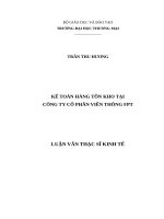 Kế toán hàng tồn kho tại công ty cổ phần viễn thông FPT