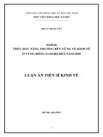 Thúc đẩy tăng trưởng bền vững về kinh tế ở vùng đông nam bộ đến năm 2030